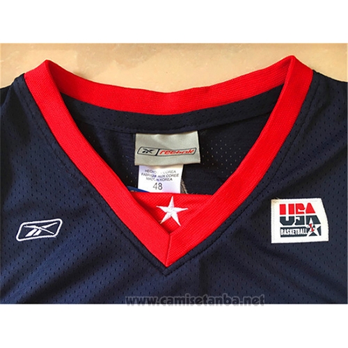 Camiseta USA 2004 Tim Duncan #13 Azul